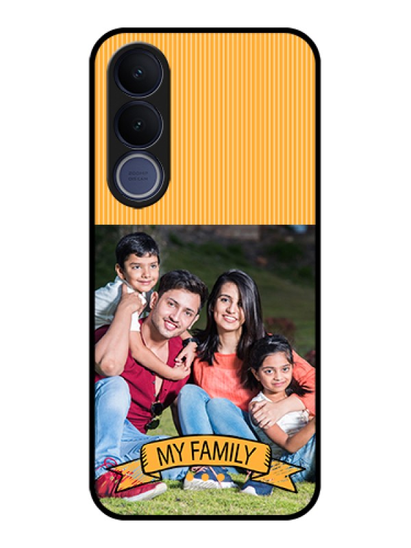 Custom Vivo V70 FE 5G Custom Glass Phone Case - My Family Design