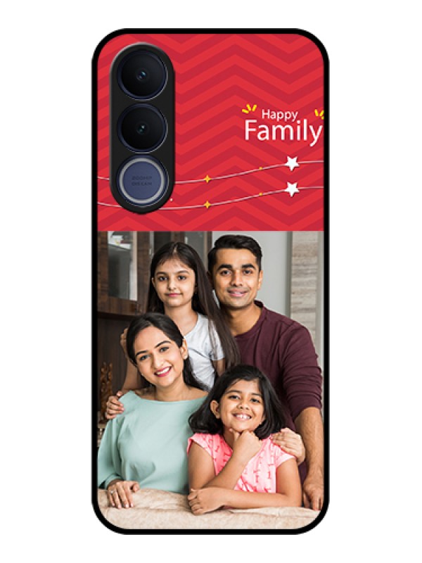 Custom Vivo V70 FE 5G Custom Glass Phone Case - Happy Family Design