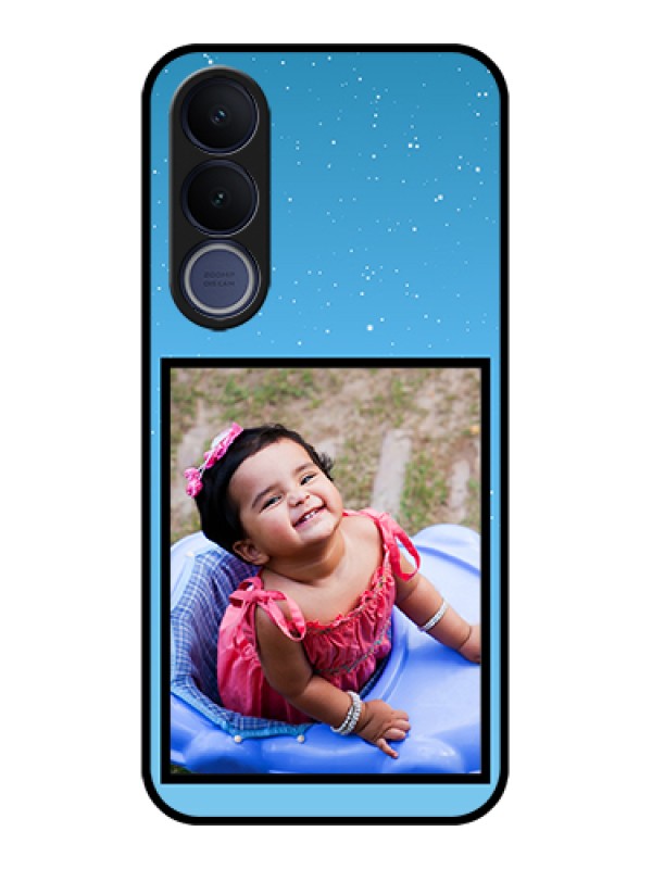 Custom Vivo V70 FE 5G Custom Glass Phone Case - Wave Pattern Colorful Design