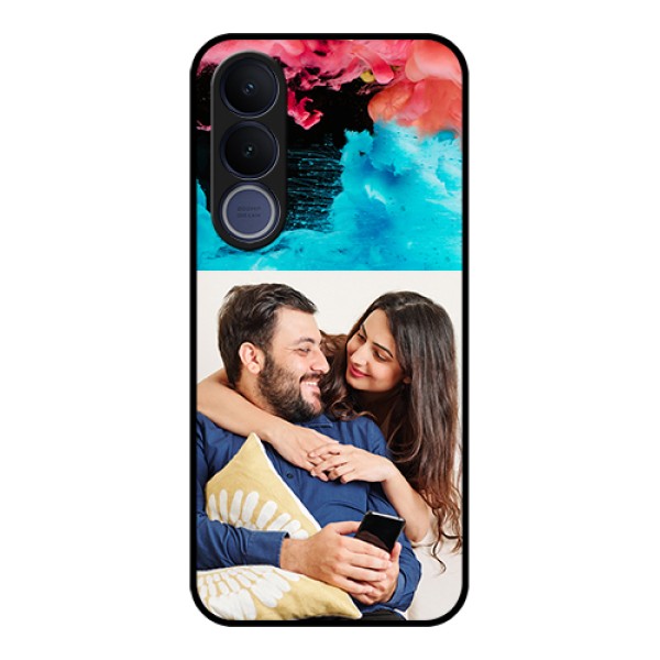 Vivo V70 FE 5G Custom Glass Phone Case - Quote With Acrylic Painting Design Vivo V70 FE 5G Custom Glass Phone Case - Quote With Acrylic Painting Design