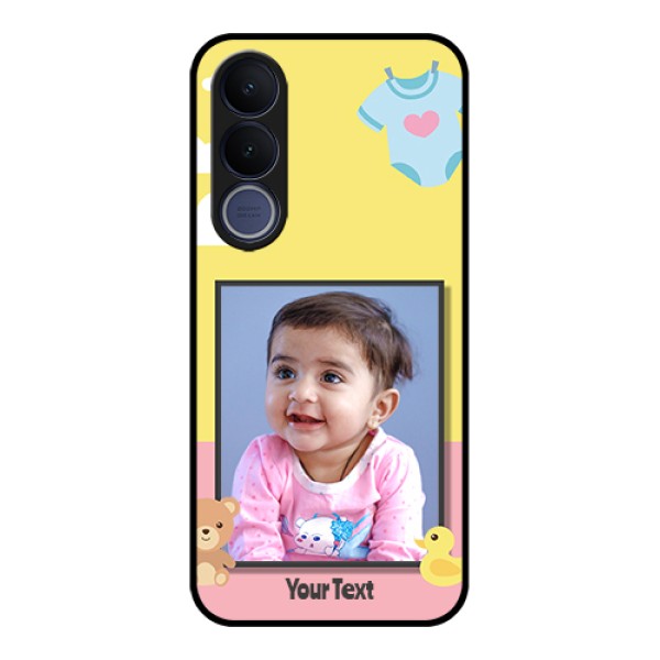 Vivo V70 FE 5G Custom Glass Phone Case - Kids 2 Color Design