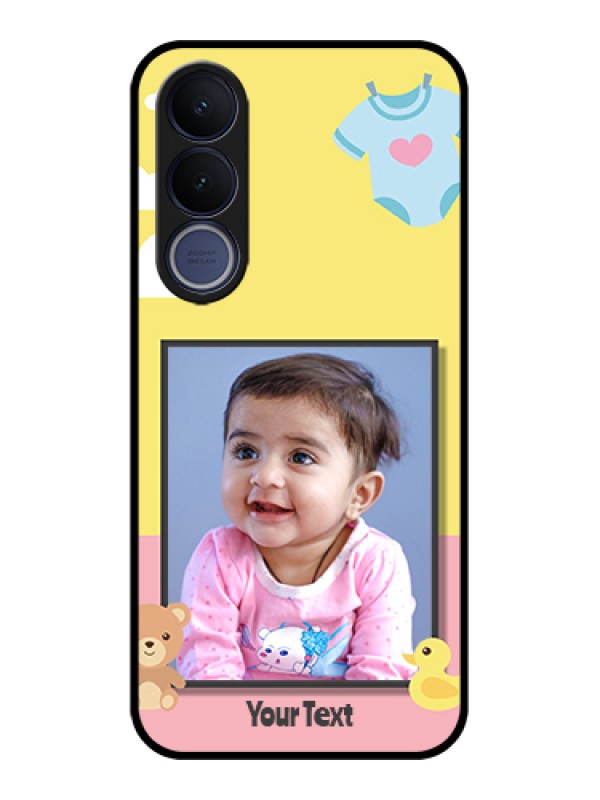 Custom Vivo V70 FE 5G Custom Glass Phone Case - Kids 2 Color Design