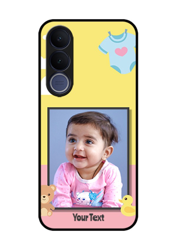 Vivo V70 FE 5G Custom Glass Phone Case - Kids 2 Color Design