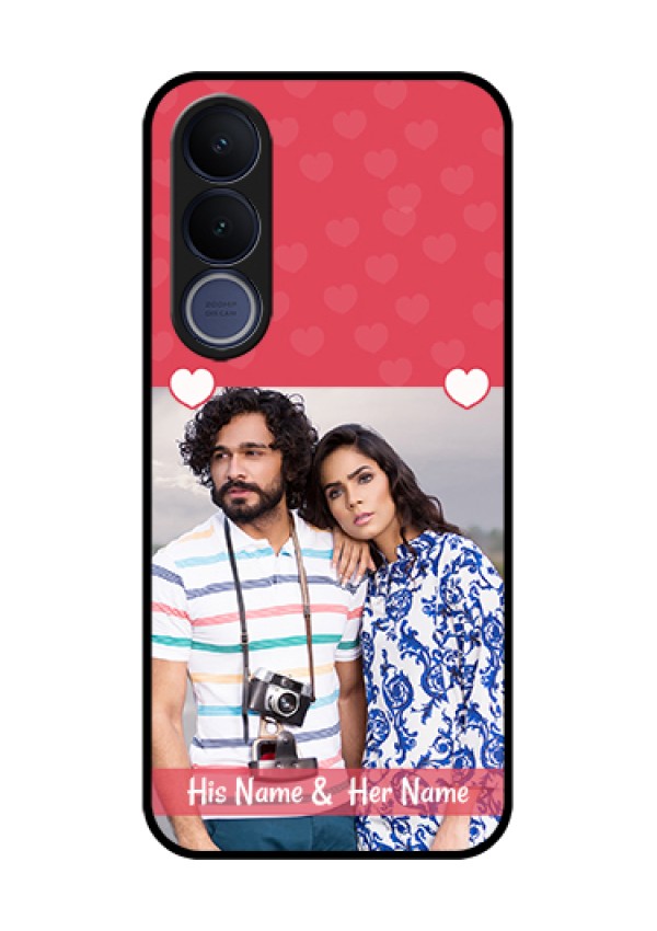 Vivo V70 FE 5G Custom Glass Phone Case - Simple Love Design