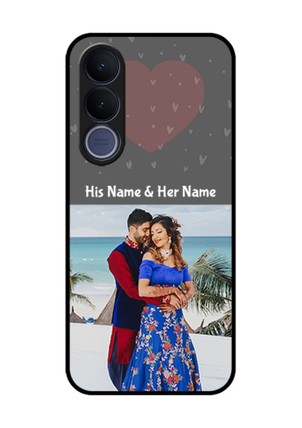 Vivo V70 FE 5G Custom Glass Phone Case - Buy Love Design With Photo Online