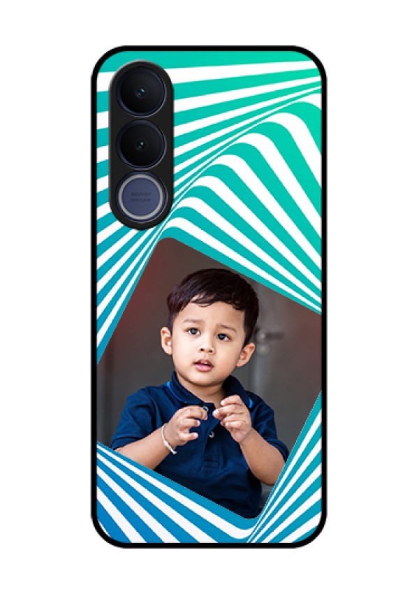 Vivo V70 FE 5G Custom Glass Phone Case - Abstract Spiral Design