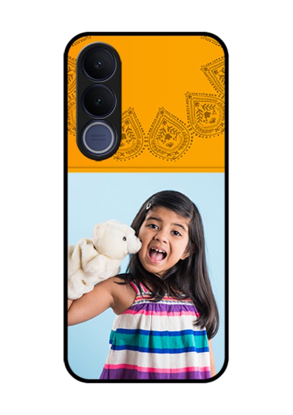 Vivo V70 FE 5G Custom Glass Phone Case - Photo Wedding Design