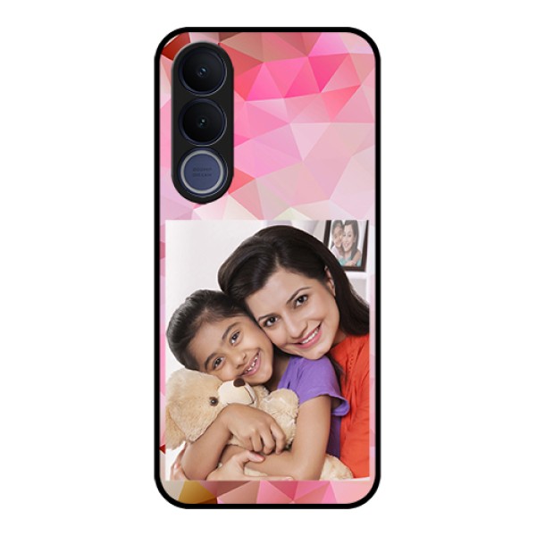 Vivo V70 FE 5G Custom Glass Phone Case - Abstract Triangle Design