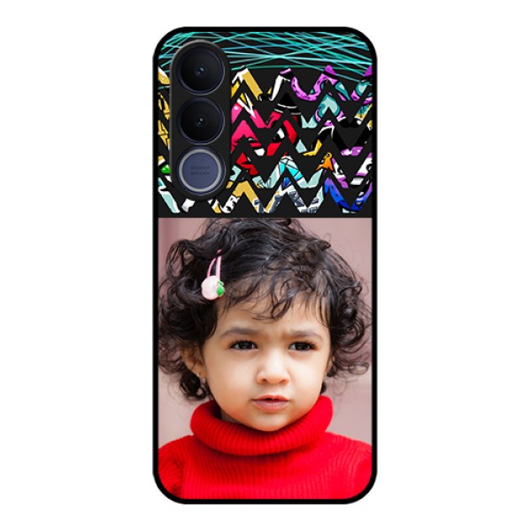 Vivo V70 FE 5G Custom Glass Phone Case - Neon Abstract Design