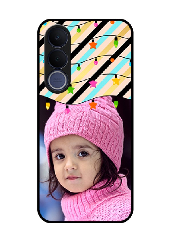 Vivo V70 FE 5G Custom Glass Phone Case - Lights Hanging Design