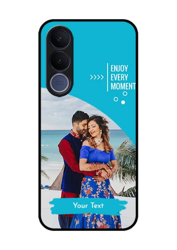 Vivo V70 FE 5G Custom Glass Phone Case - Happy Moment Design