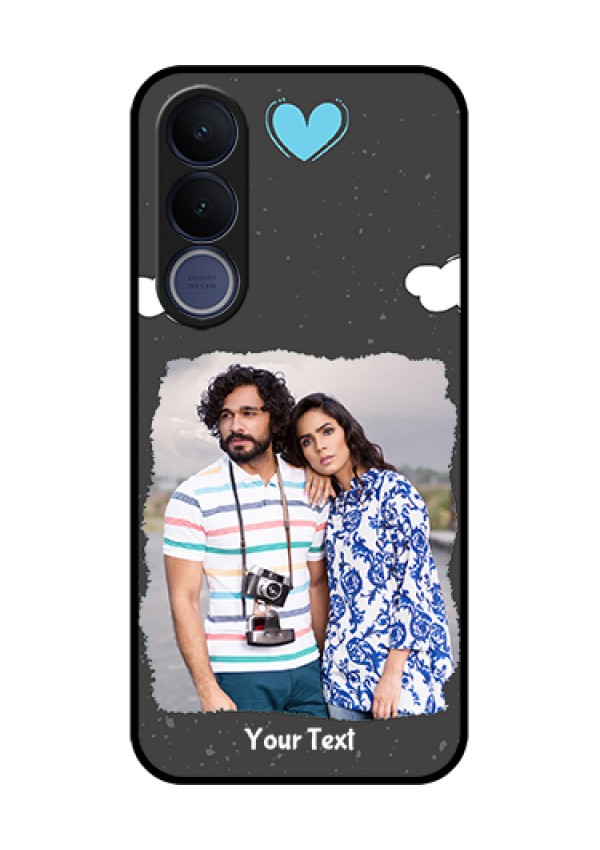 Vivo V70 FE 5G Custom Glass Phone Case - Splashes With Love Doodles Design