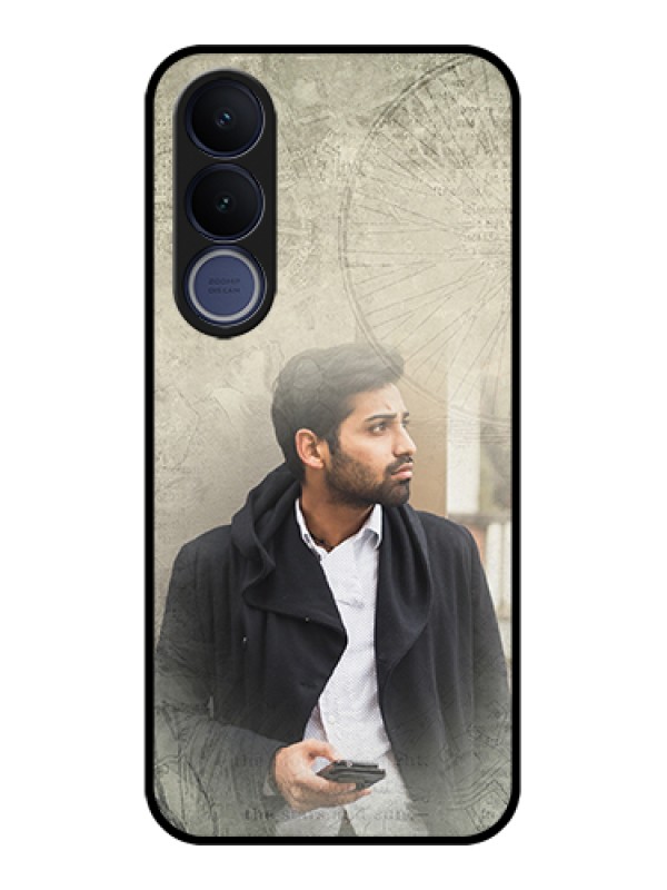 Custom Vivo V70 FE 5G Custom Glass Phone Case - With Vintage Design