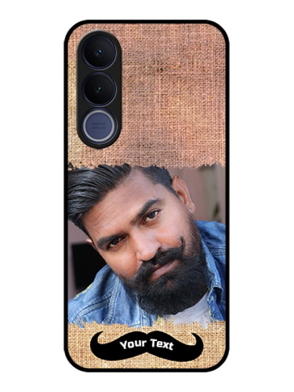 Custom Vivo V70 FE 5G Custom Glass Phone Case - With Texture Design