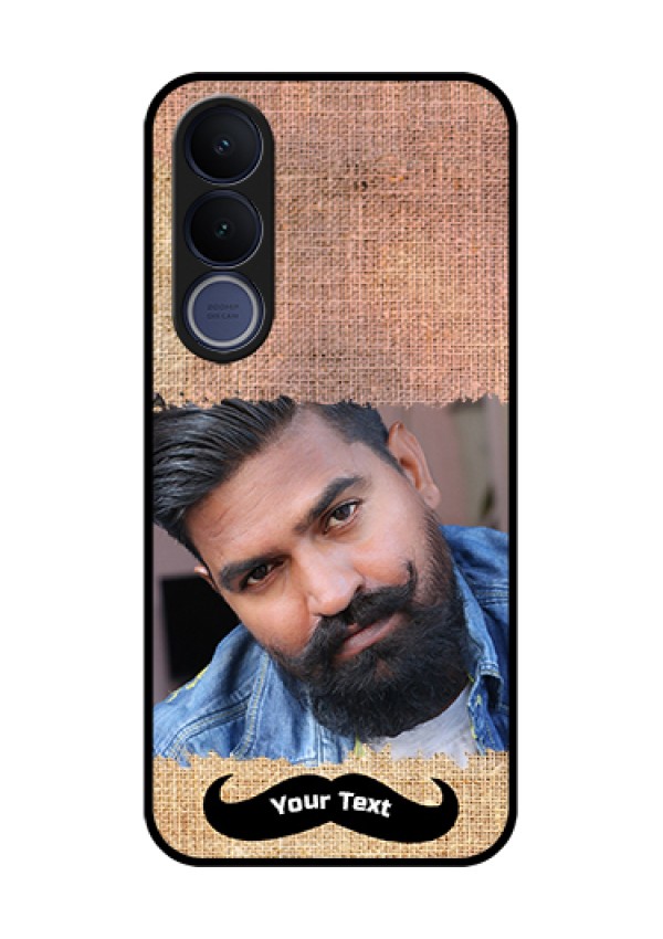 Vivo V70 FE 5G Custom Glass Phone Case - With Texture Design
