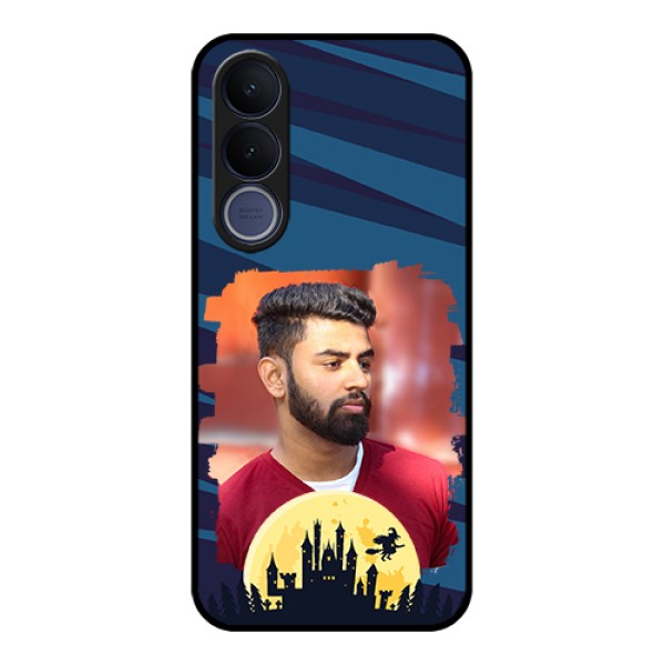 Vivo V70 FE 5G Custom Glass Phone Case - Halloween Witch Design