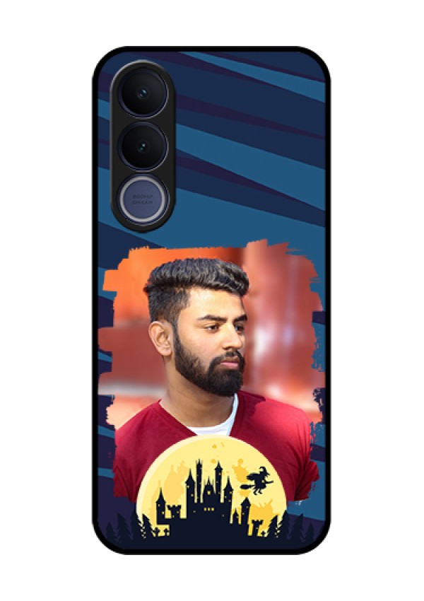 Vivo V70 FE 5G Custom Glass Phone Case - Halloween Witch Design