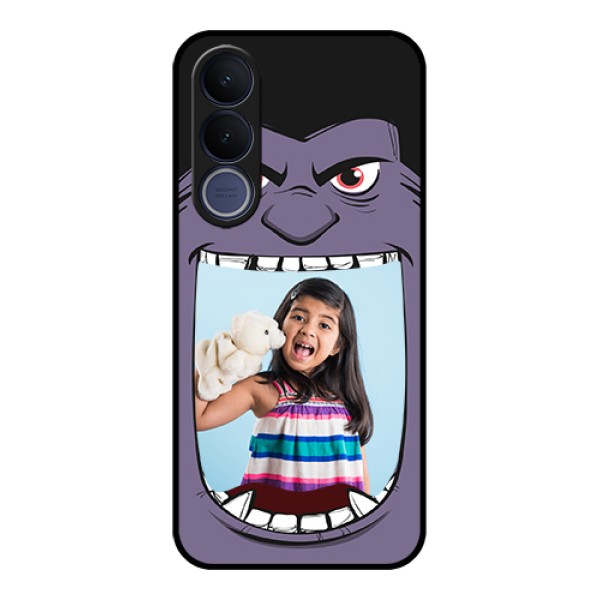 Vivo V70 FE 5G Custom Glass Phone Case - Angry Monster Design