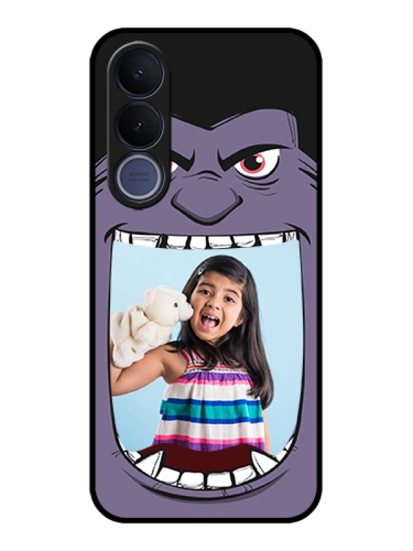 Custom Vivo V70 FE 5G Custom Glass Phone Case - Angry Monster Design