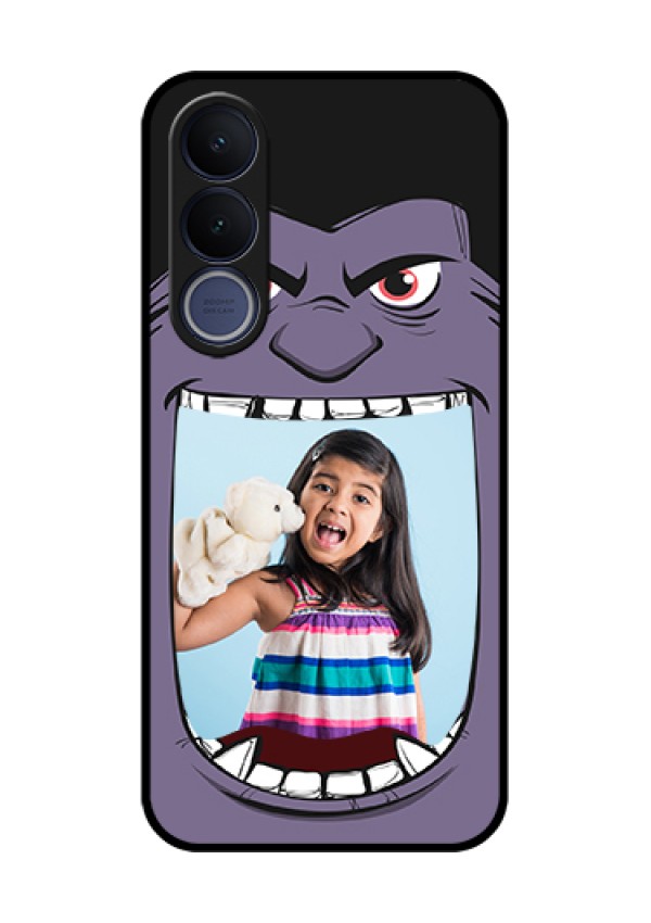 Vivo V70 FE 5G Custom Glass Phone Case - Angry Monster Design