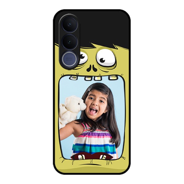 Vivo V70 FE 5G Custom Glass Phone Case - Cartoon Monster Back Case Design