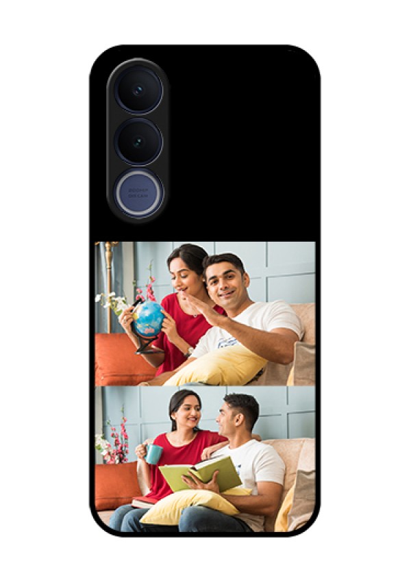 Vivo V70 FE 5G Custom Glass Phone Case - 2 Images Design