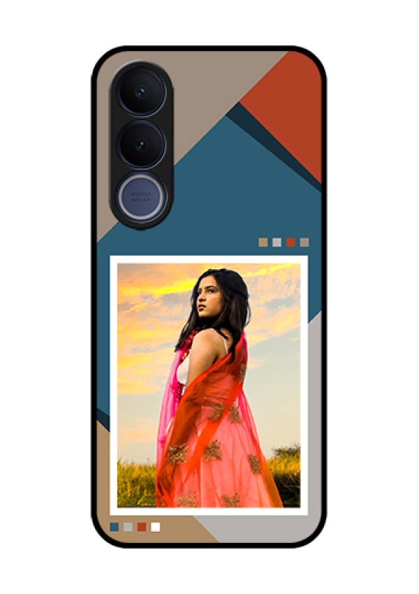 Vivo V70 FE 5G Custom Glass Phone Case - Retro Color Pallet Design