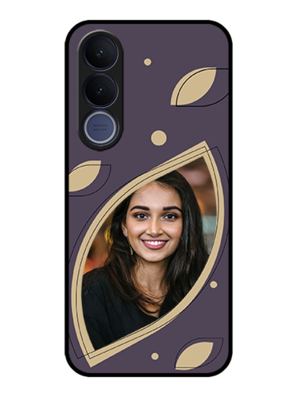 Custom Vivo V70 FE 5G Custom Glass Phone Case - Falling Leaf Design
