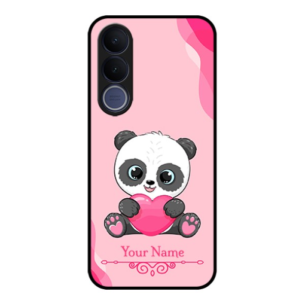 Vivo V70 FE 5G Custom Glass Phone Case - Cute Panda Design