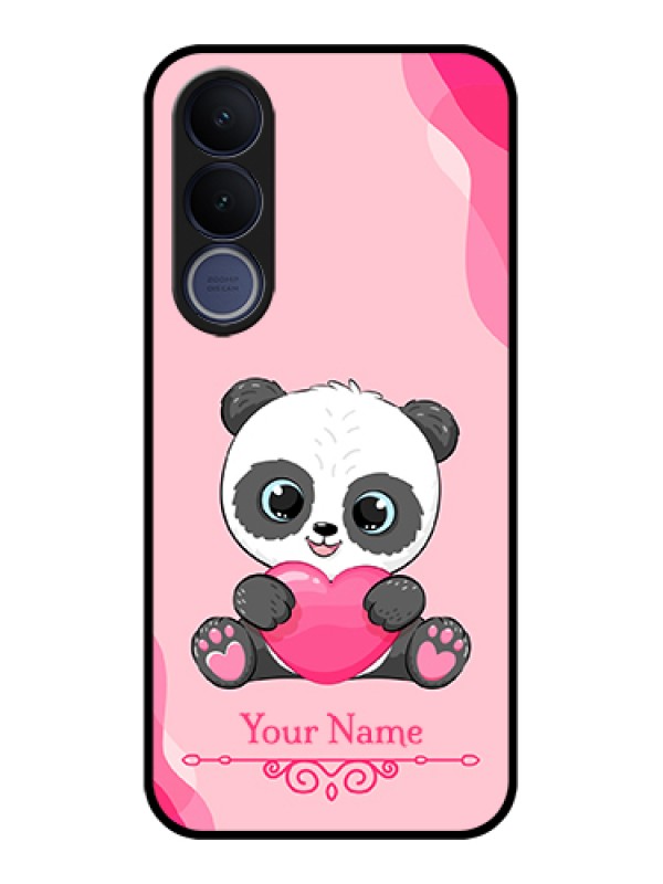 Custom Vivo V70 FE 5G Custom Glass Phone Case - Cute Panda Design