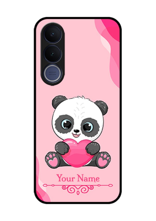 Vivo V70 FE 5G Custom Glass Phone Case - Cute Panda Design