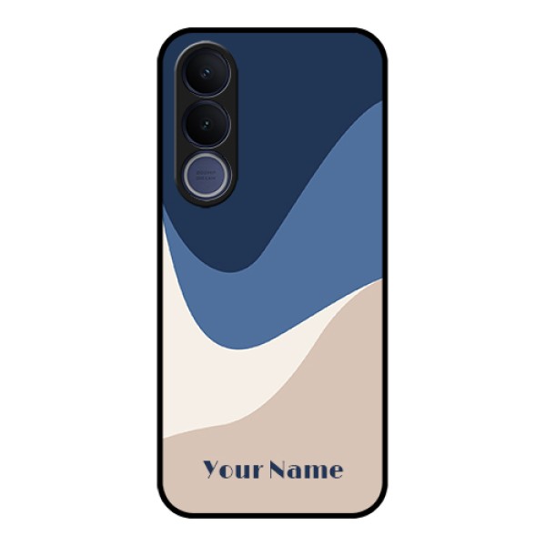 Vivo V70 FE 5G Custom Glass Phone Case - Abstract Drip Art Design