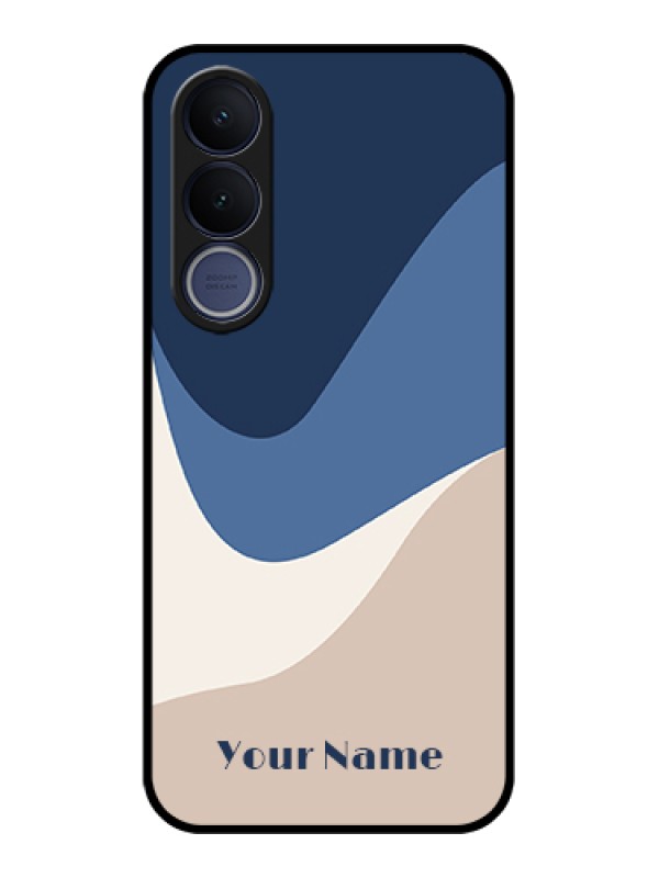 Custom Vivo V70 FE 5G Custom Glass Phone Case - Abstract Drip Art Design