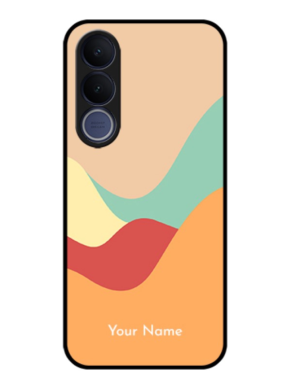 Custom Vivo V70 FE 5G Custom Glass Phone Case - Ocean Waves Multi - Colour Design