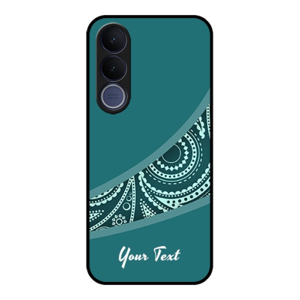 Vivo V70 FE 5G Custom Glass Phone Case - Semi Visible Floral Design