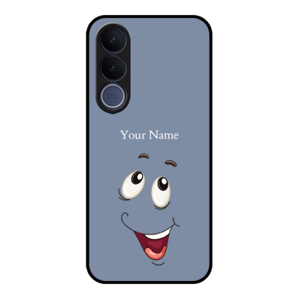 Vivo V70 FE 5G Custom Glass Phone Case - Laughing Cartoon Face Design