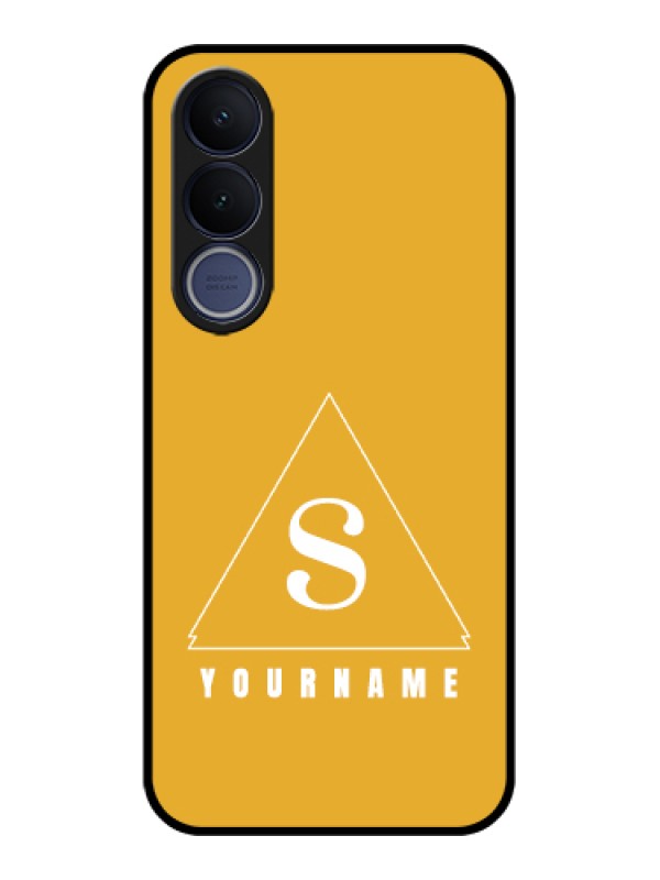 Custom Vivo V70 FE 5G Custom Glass Phone Case - Simple Triangle Design