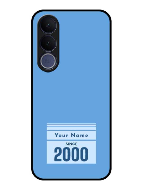 Custom Vivo V70 FE 5G Custom Glass Phone Case - Custom Year Of Birth Design