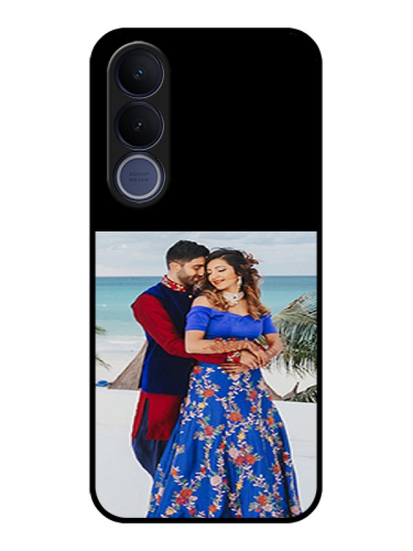 Custom Vivo V70 FE 5G Custom Glass Phone Case - Upload Full Picture With Custom Color Design
