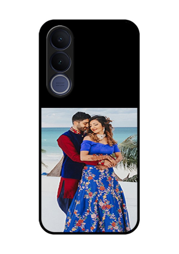 Vivo V70 FE 5G Custom Glass Phone Case - Upload Full Picture With Custom Color Design