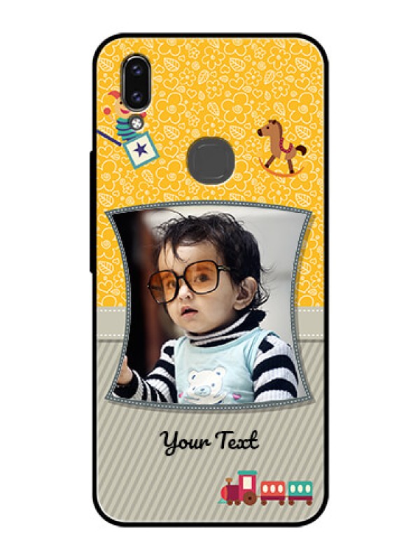 Custom Vivo V9 Pro Personalized Glass Phone Case  - Baby Picture Upload Design