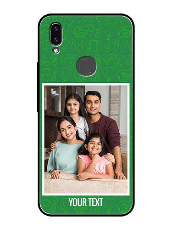 Custom Vivo V9 Pro Personalized Glass Phone Case  - Picture Upload Design