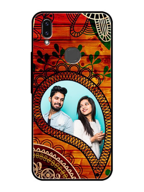Custom Vivo V9 Pro Personalized Glass Phone Case  - Abstract Colorful Design