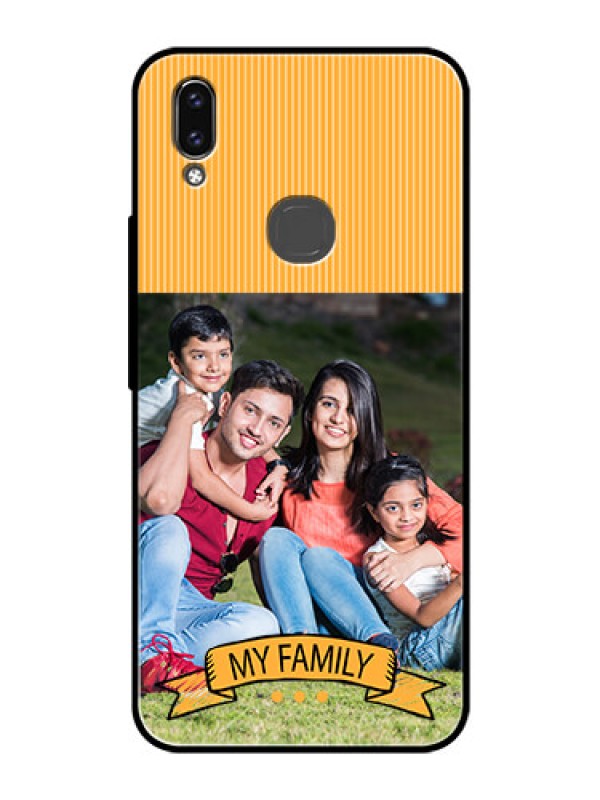 Custom Vivo V9 Pro Custom Glass Phone Case  - My Family Design
