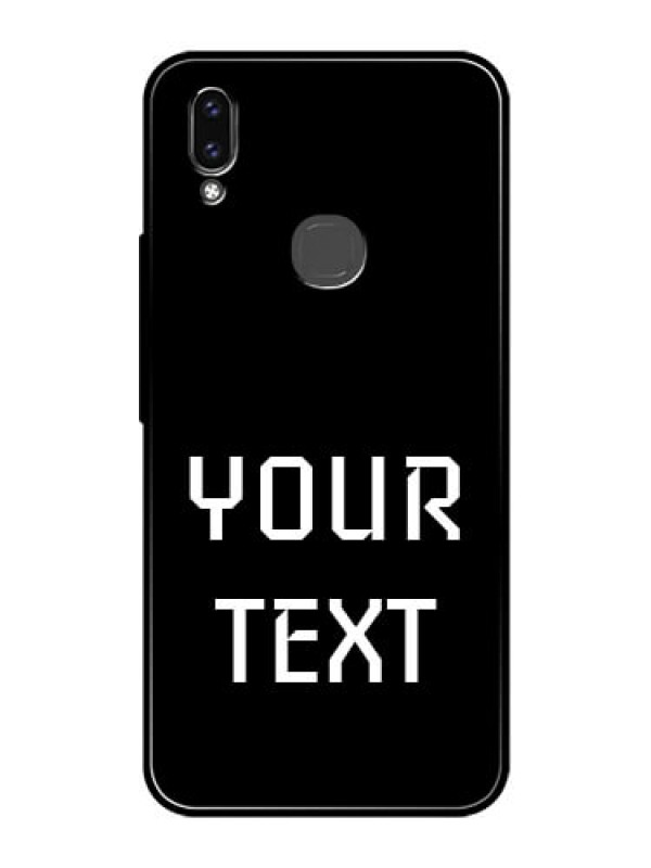 Custom Vivo V9 Pro Your Name on Glass Phone Case
