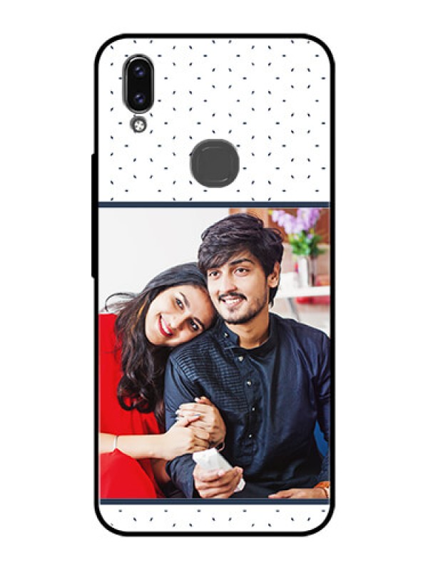 Custom Vivo V9 Youth Personalized Glass Phone Case  - Premium Dot Design