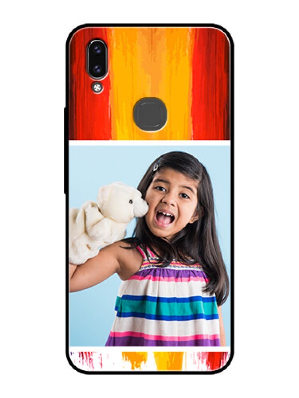 Custom Vivo V9 Youth Personalized Glass Phone Case  - Multi Color Design