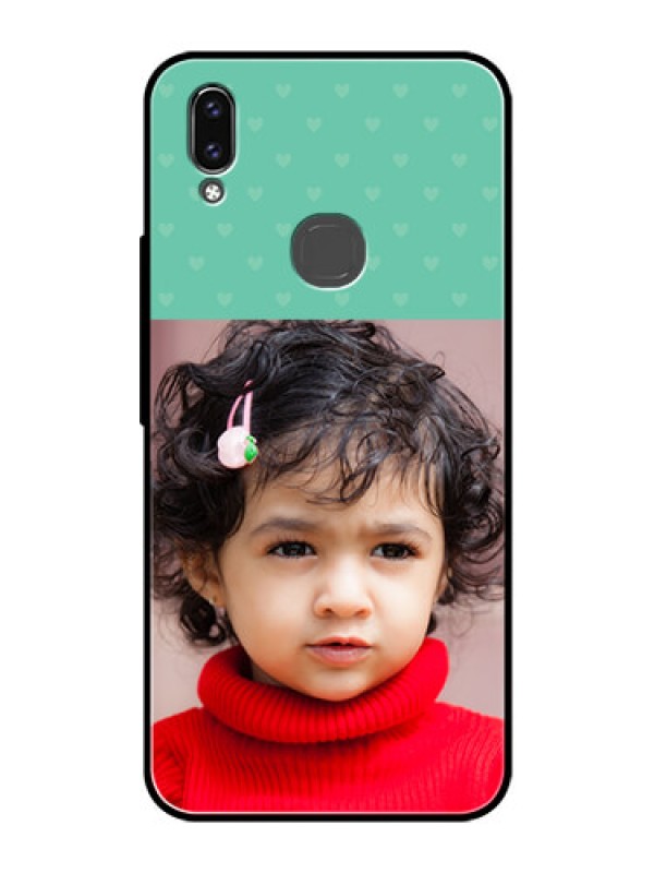 Custom Vivo V9 Youth Custom Glass Phone Case  - Lovers Picture Design
