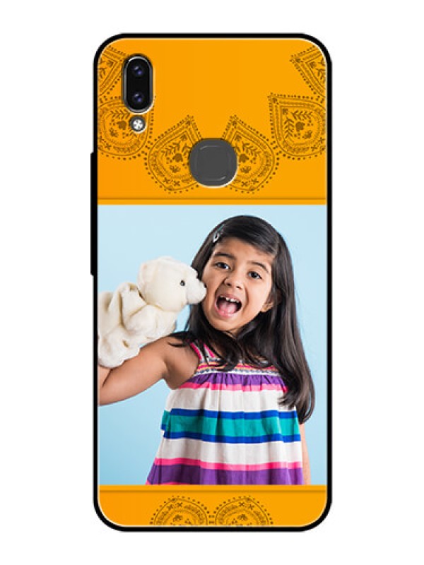 Custom Vivo V9 Youth Personalized Glass Phone Case  - Photo Wedding Design 