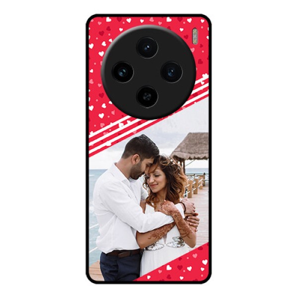 Vivo X100 5G Custom Glass Phone Case - Valentines Gift Design